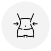 Healthy weight support icon